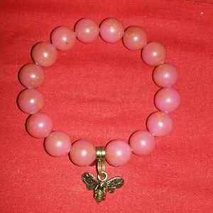 Beaded bracelet with charm by BLU